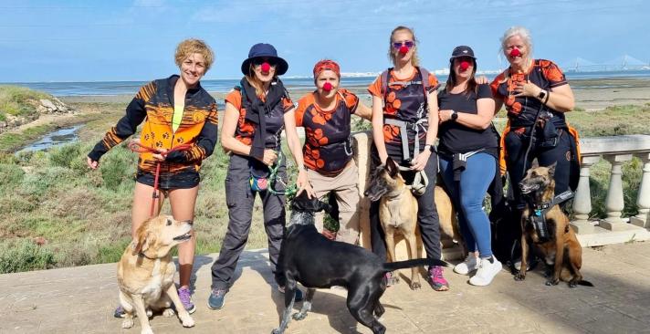 Canicross Cádiz participa en la Ruta Narices Solidarias