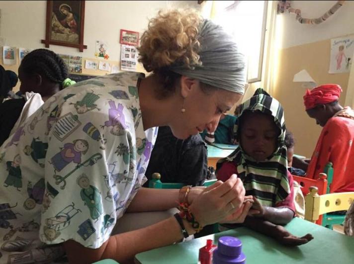 Cristina Cadenas, Mención de Honor al Reto Solidario